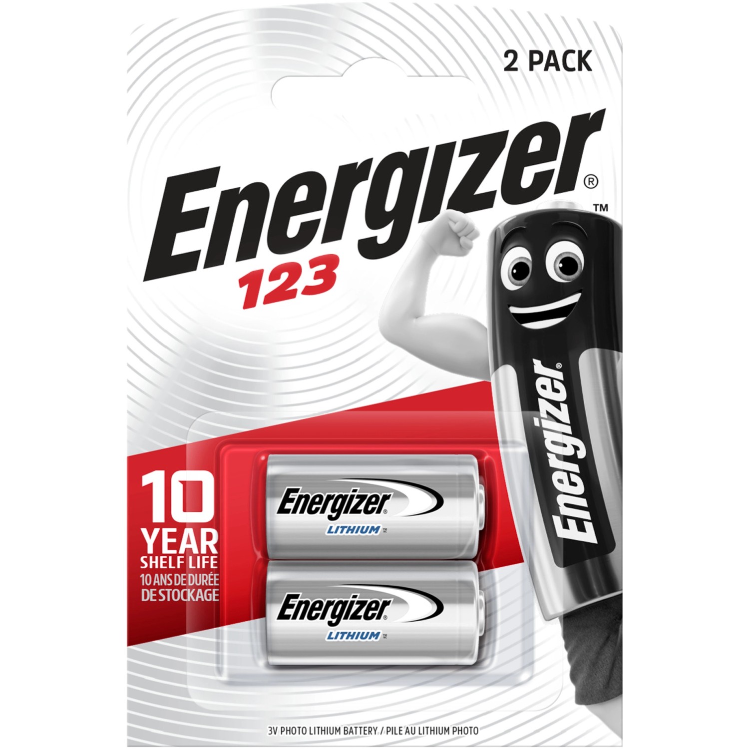 Energizer Lithium Fotobatterie 123 2 Stück