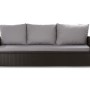 Setgarden Mix-Techno Gartenkissen Für Polyrattan Möbel 160×50×50 cm – Kissen Für 3 Sitzer Gartensofa 1tlg Grau_2