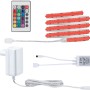 Paulmann SimpLED LED Strip COB 1,5m Komplettset mit Netzteil und Fernbedienung, mehrfarbig.
