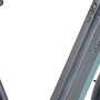 Detailaufnahme: Prophete City E-Bike Geniesser 4.0, Damenrad, schwarz-matt/silber, mit integriertem Akku.