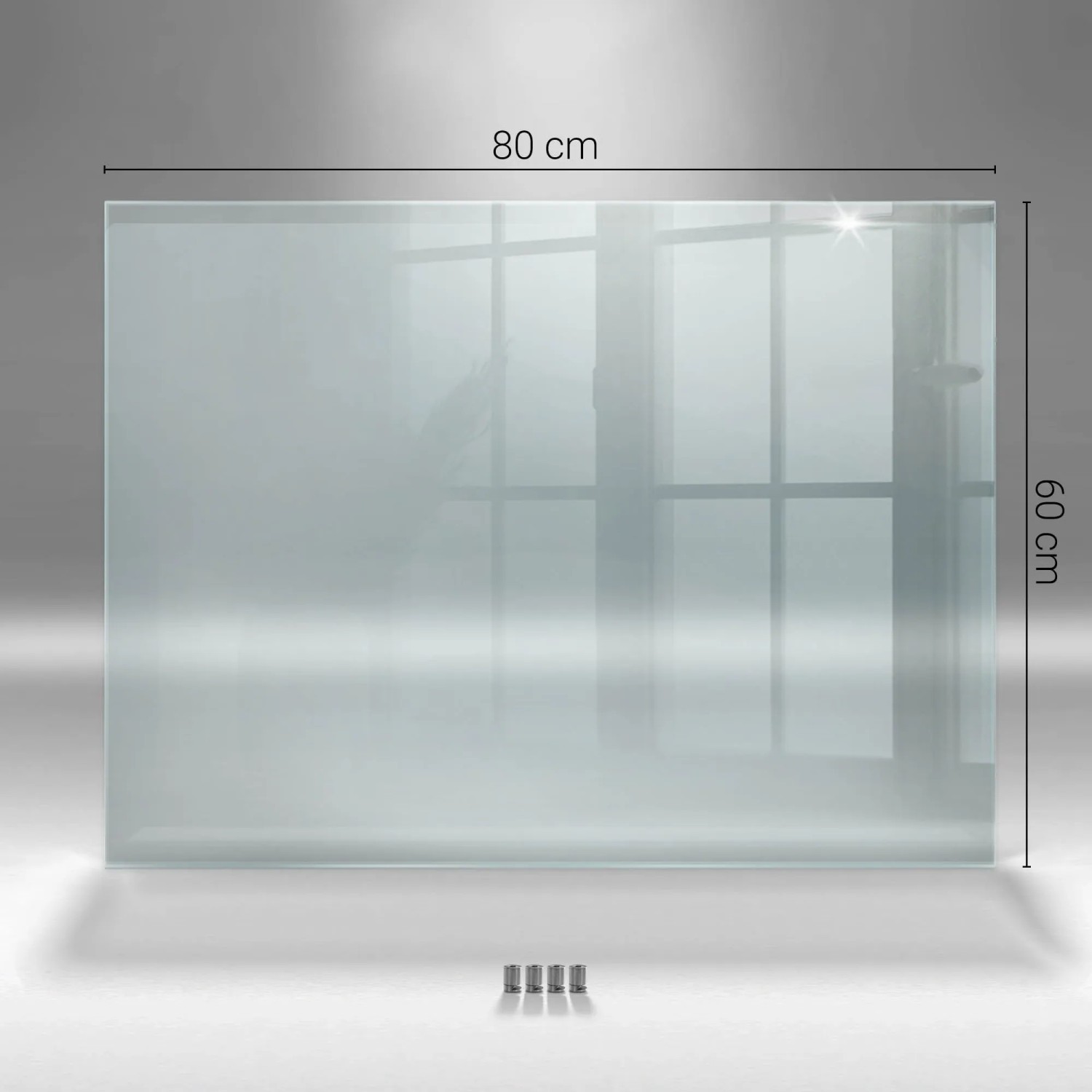 Tulup Küchenrückwand Glas Transparent Glasplatte für die Küche Transparent 80x60 cm Glasrückwand für die Küche Transparent_2