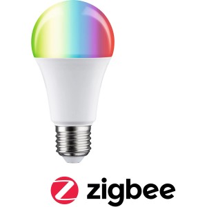 Paulmann E27 LED Lampe, 9W, Glühlampenform, farbiges Licht, smarte Steuerung.