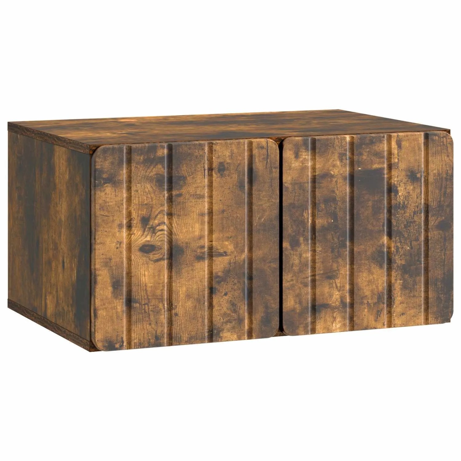 vidaXL Wandmontierter TV-Schrank Geräucherte Eiche 59,5 x 41 x 30 cm 898340