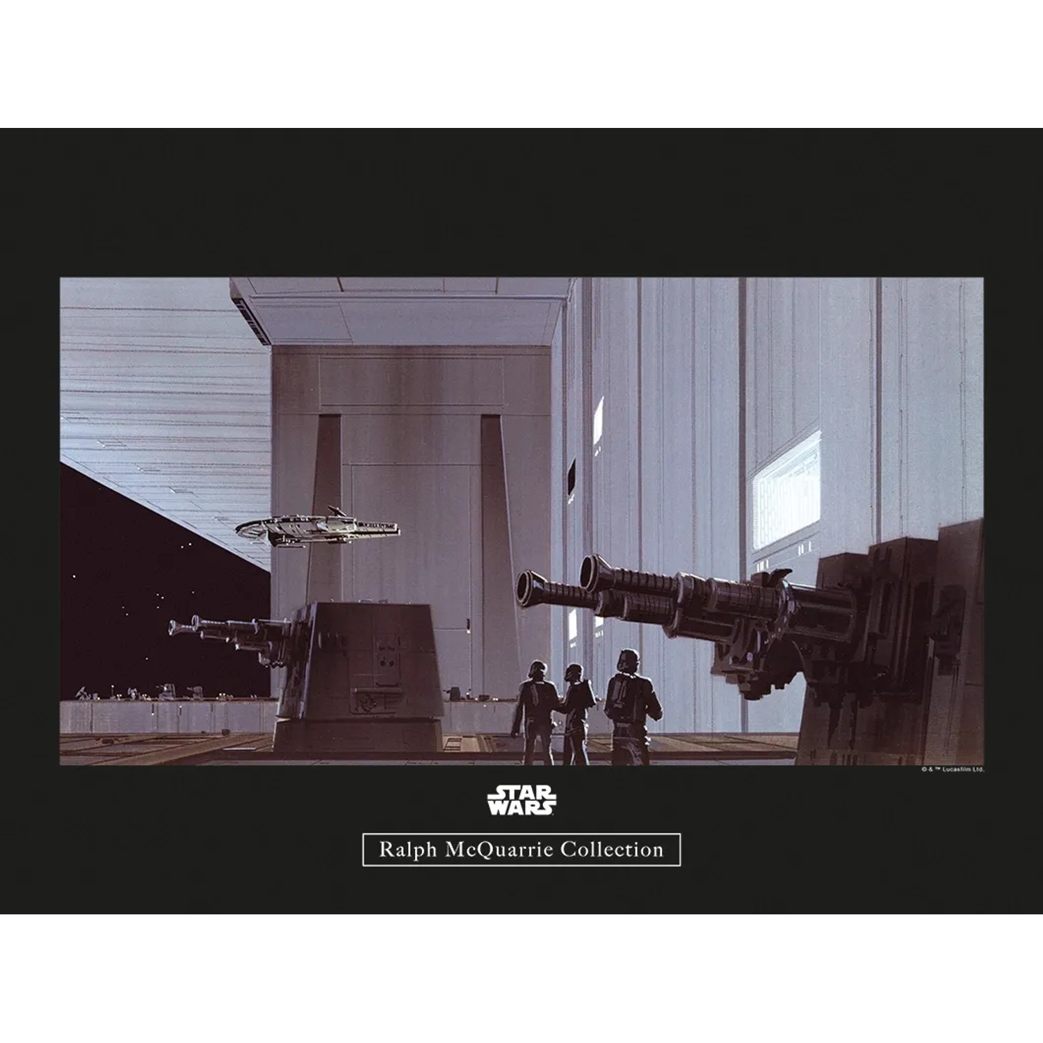 Komar Wandbild Star Wars Hangar 40 x 30 cm