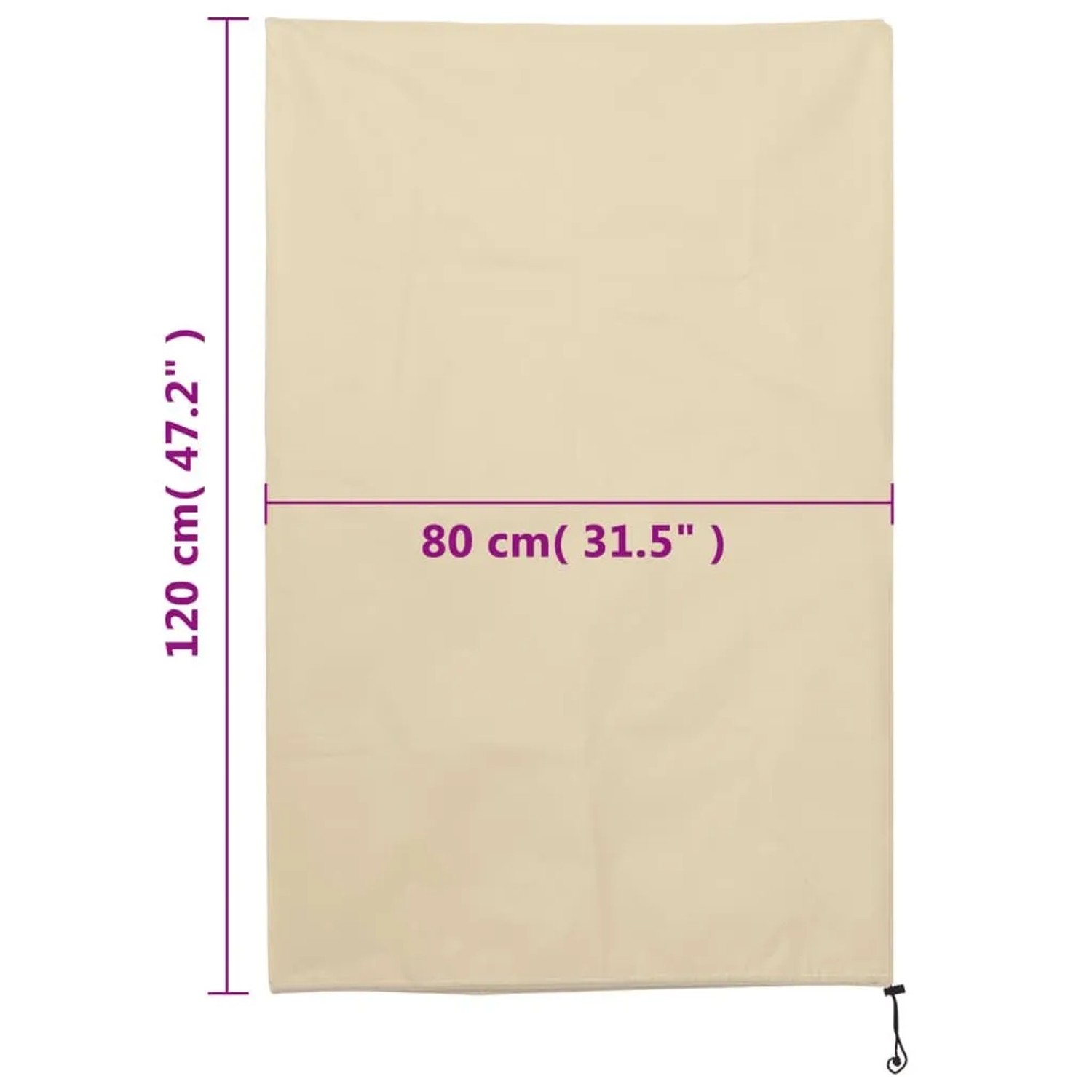 vidaXL Wintervlies mit Kordelzug 4 Stk 70 g/m² 0,8x1,2 m 364875_8