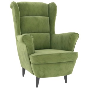 vidaXL Sessel Hellgrün Samt Modell 1