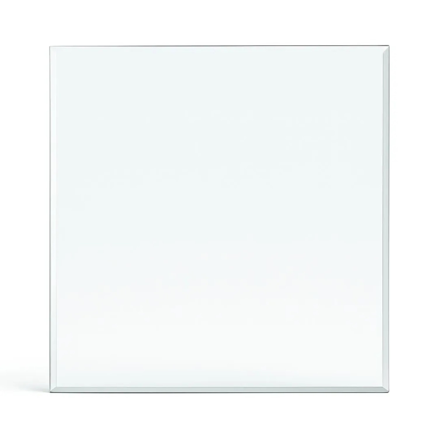 Feuercampus Funkenschutzplatte Glas für Kaminofen Quadrat 100 x 100 x 0,8 cm