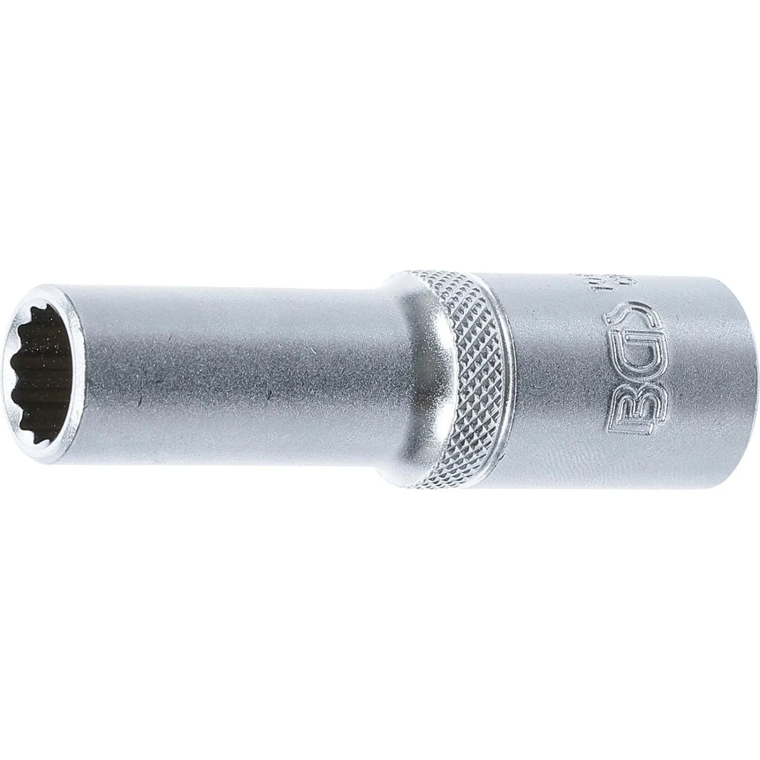 BGS Steckschlüssel Einsatz Zwölfkant Tief Antrieb Innenvierkant 12 5 Mm  1 2 Zoll  SW 12 Mm 10662
