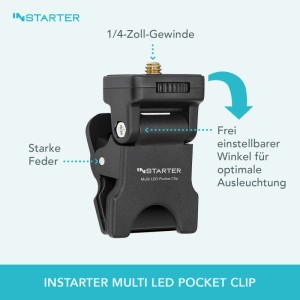 Instarter Multi Led Pocket Clip