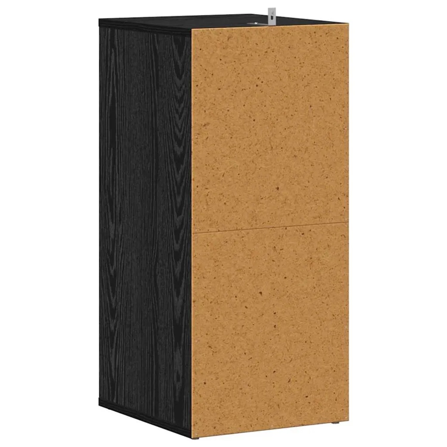 vidaXL Schuhschrank in Schwarz Eiche, 32x35x70cm, aus Holzwerkstoff.