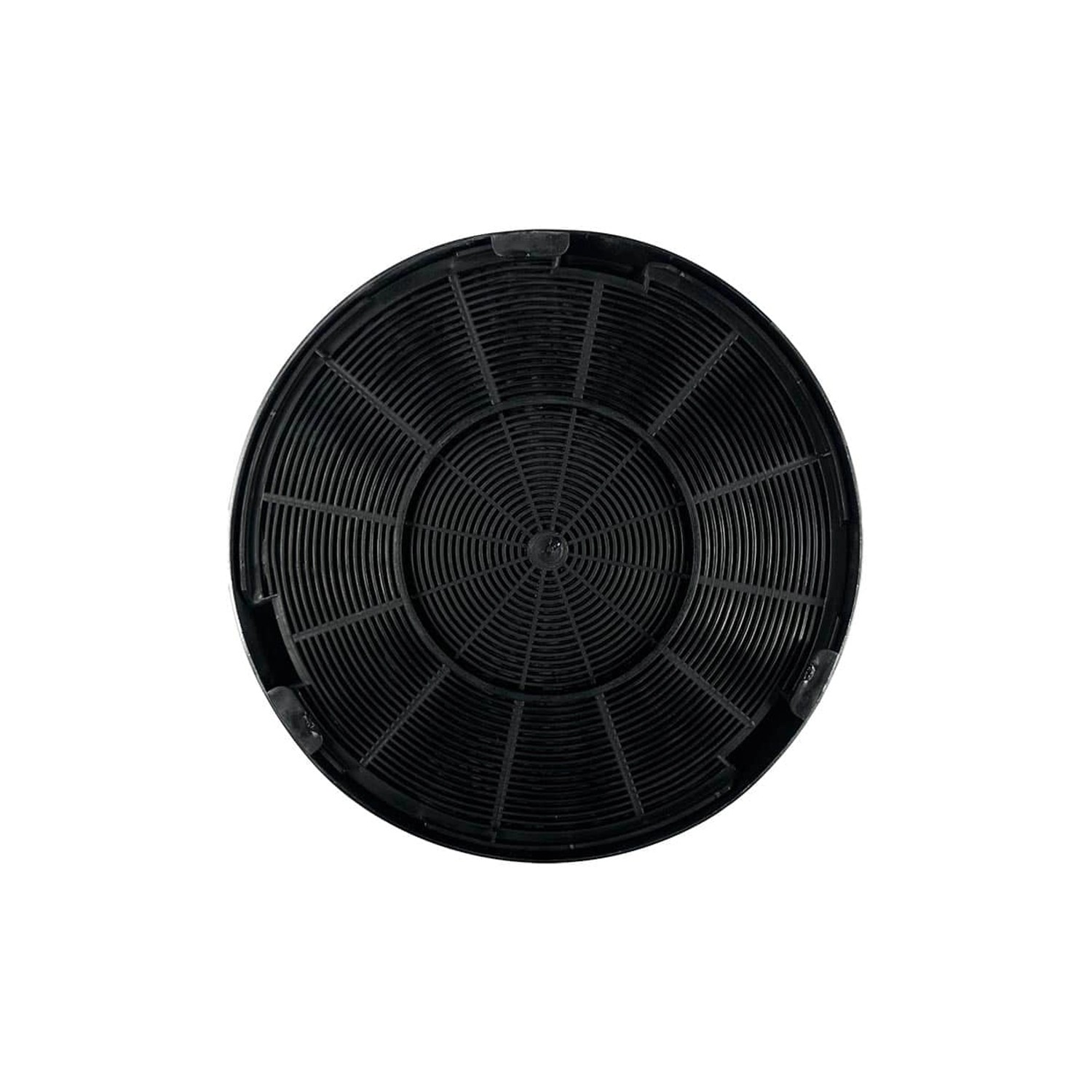 AIR2GO Aktivkohlefilter für Arthur Martin Dunstabzugshaube, rund, schwarz.