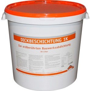 Eimer Laier Dickbeschichtung 1K, 30 Liter, für Bauabdichtungen.