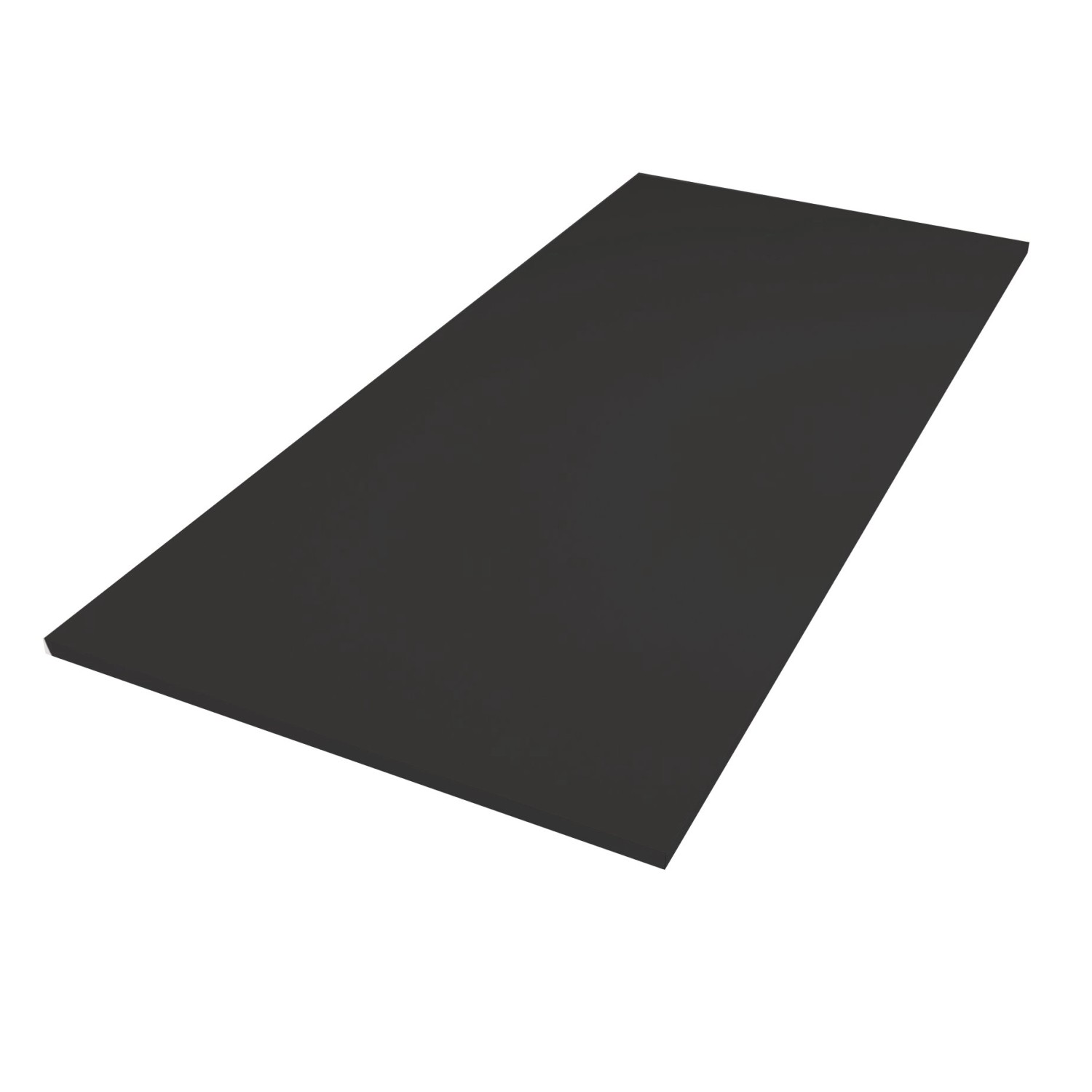 Tischplatte 180 cm x 80 cm x 2,5 cm Schwarz