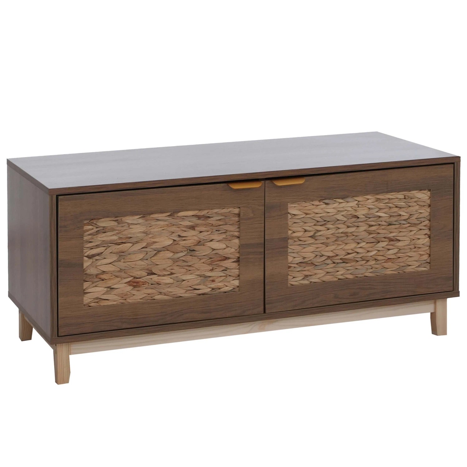 MCW Sitzbank P54 MDF Melamin Wasserhyazinthefront 45x100x42cm Braun