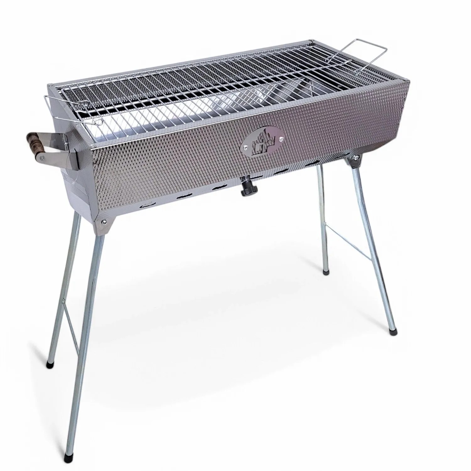 Grillpeter Mangal Set Taschkent Schaschlikgrill mit 9er Drehspieß Spieße Motor_11