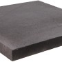EHL Tribus Pfeilerabdeckplatte, 56x56 cm, anthrazit, glatte Betonoberfläche.