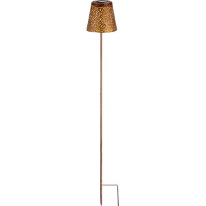 Solar-Dekospieß LED Kupfer, 90 cm, für stimmungsvolle Gartenbeleuchtung.