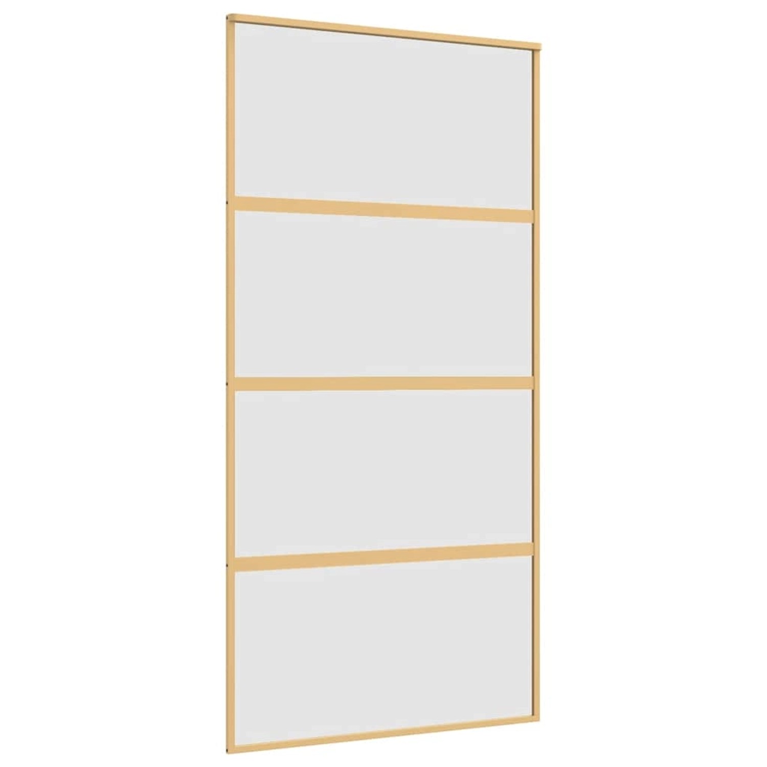 vidaXL Schiebetür Golden 102,5x205 cm Matt ESG-Glas und Aluminium 155183 günstig online kaufen