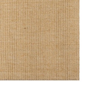 Naturfarbener Sisalteppich mit dichter, gewebter Struktur. Robuster Teppich aus 100% Sisal.