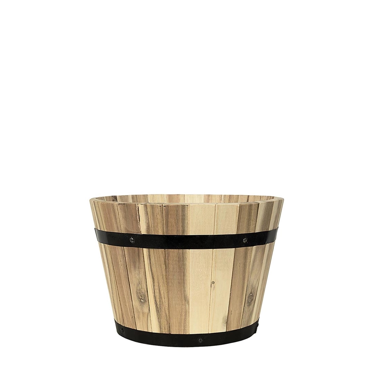 Pflanzwerk® Pflanzkübel Cup - Akazien Holz - Ø 46 cm x Höhe 32 cm günstig online kaufen