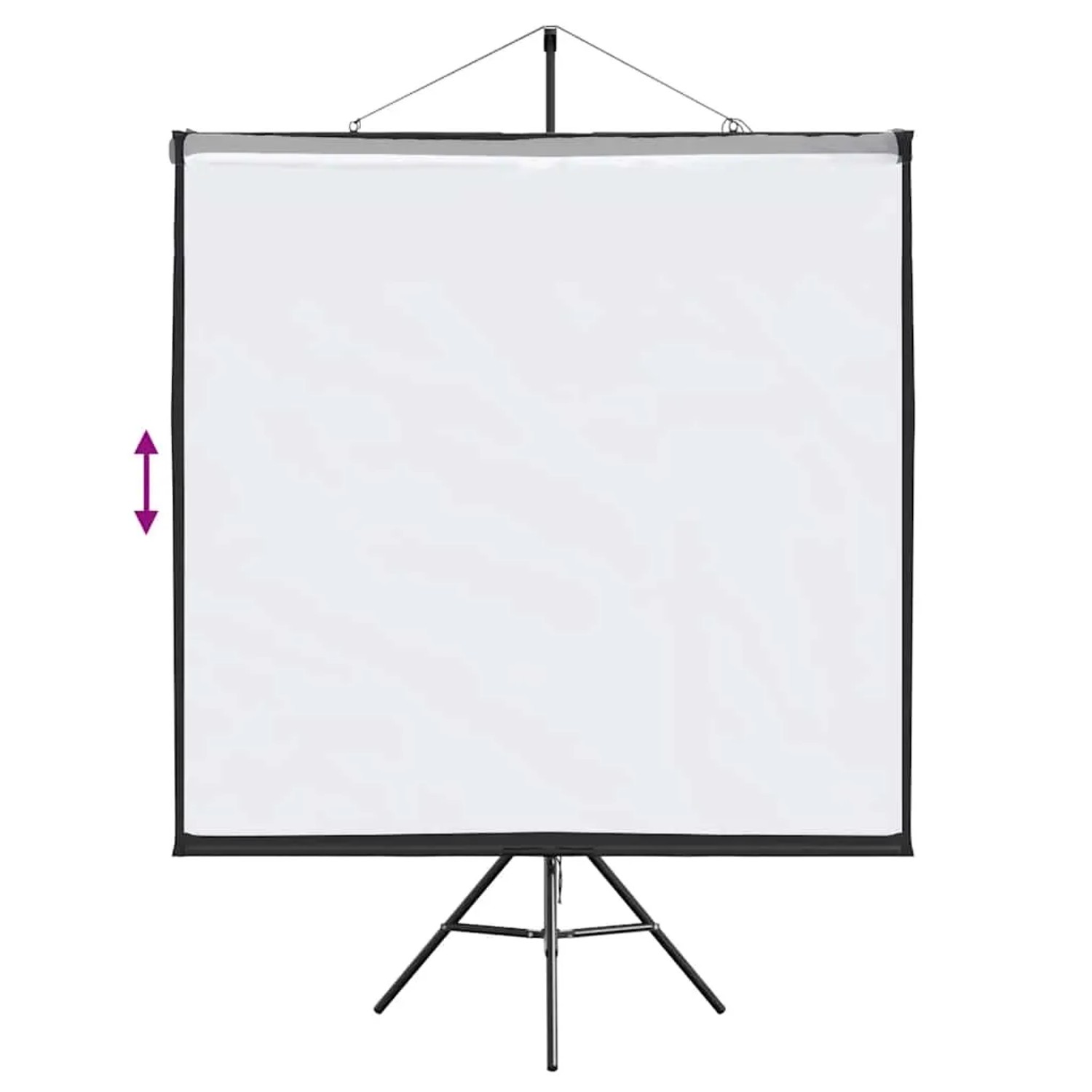vidaXL Projektionsleinwand 67 Zoll mit Stativ für Heimkino & Präsentationen.