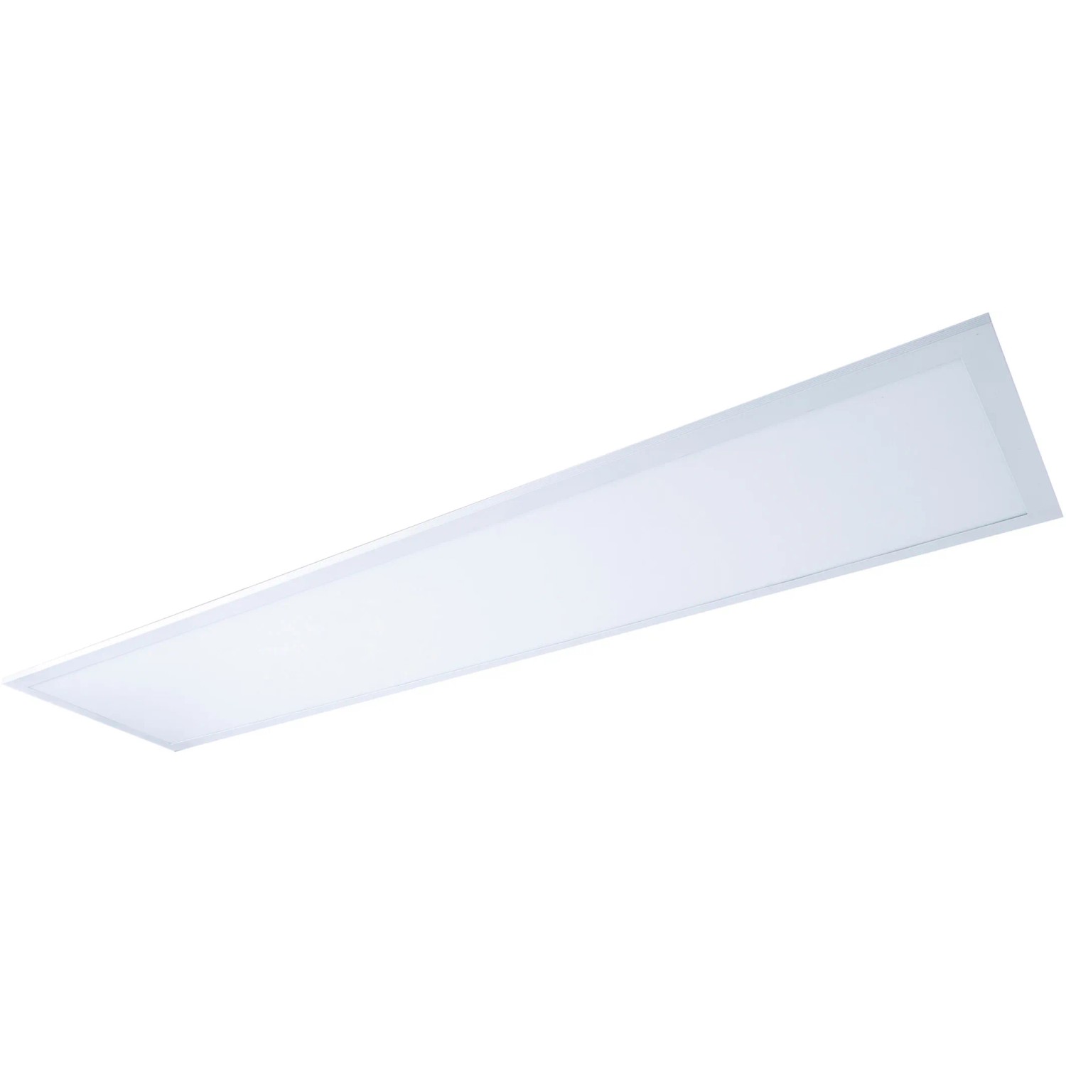 Weiße, dimmbare LED-Deckenleuchte Nico von Näve, 119,5 cm, mit Fernbedienung für wechselnde Lichttemperatur.