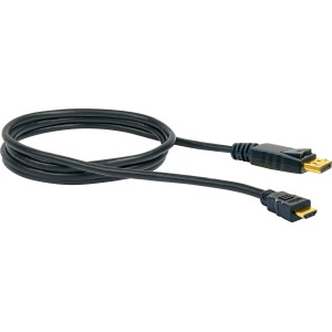 Schwaiger HDMI Adapterkabel DisplayPort, zum Verbinden von PC und Monitor.
