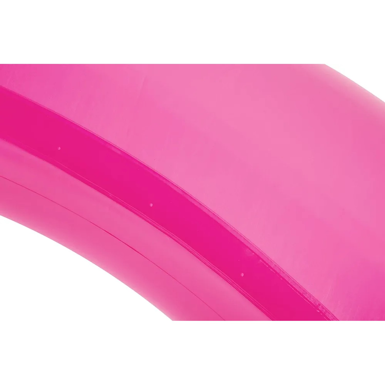 Detailaufnahme: Pinkfarbener Bestway Jumbo Wassersprinkler Flamingo, Teilansicht.