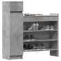 vidaXL Schuhschrank Betongrau 100,5x28x100 cm Holzwerkstoff 840425_4