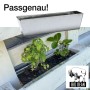 BigDean 8er Set Zink Paletten Blumenkästen Einsatz 38cm Groß Silber Aus Metall Verzinkt Zinkkasten Pflanzkasten Balkonkasten Blumentopf Für_4
