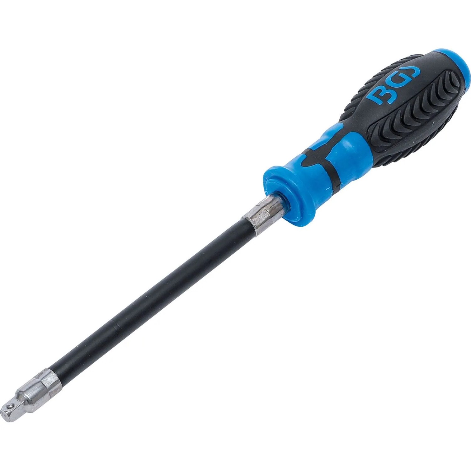 BGS Schraubendreher Mit Flexiblem Rundgriff Außenvierkant 6 3 Mm  1 4 Zoll  7825