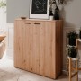 Furn.Design Schuhschrank Eiche Artisan 100 x 110 cm 2-türig 12 Fächer Logu_7