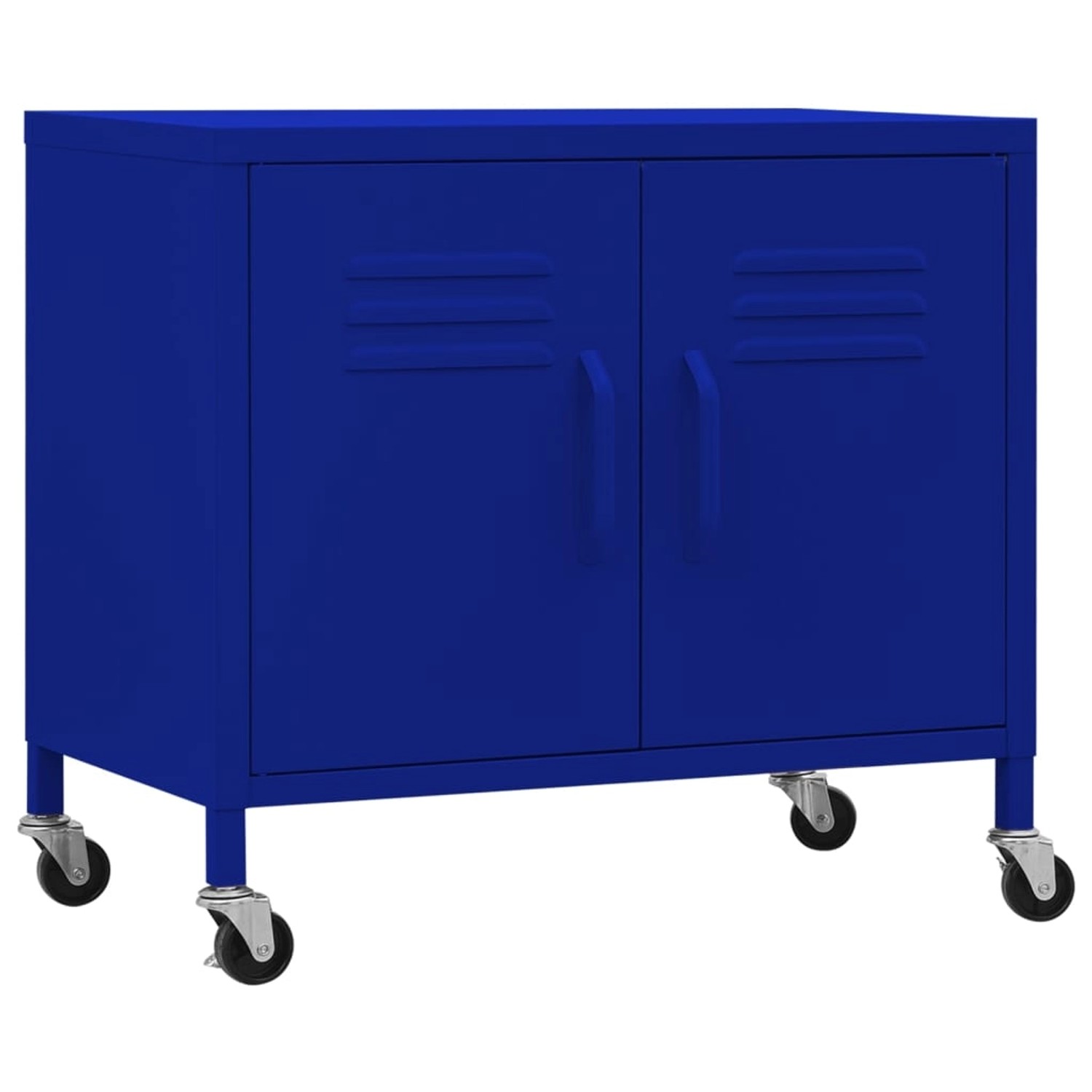 vidaXL Lagerschrank Marineblau 60x35x56 cm Stahl günstig online kaufen