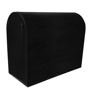 Schwarzes Monstershop Fahrradzelt aus Oxford-Gewebe, wasserdicht und mit UV-Schutz.