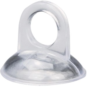 Klarer Hobby Thermometersauger, 10 mm Durchmesser, 2er-Set, für Aquaristik-Zubehör.