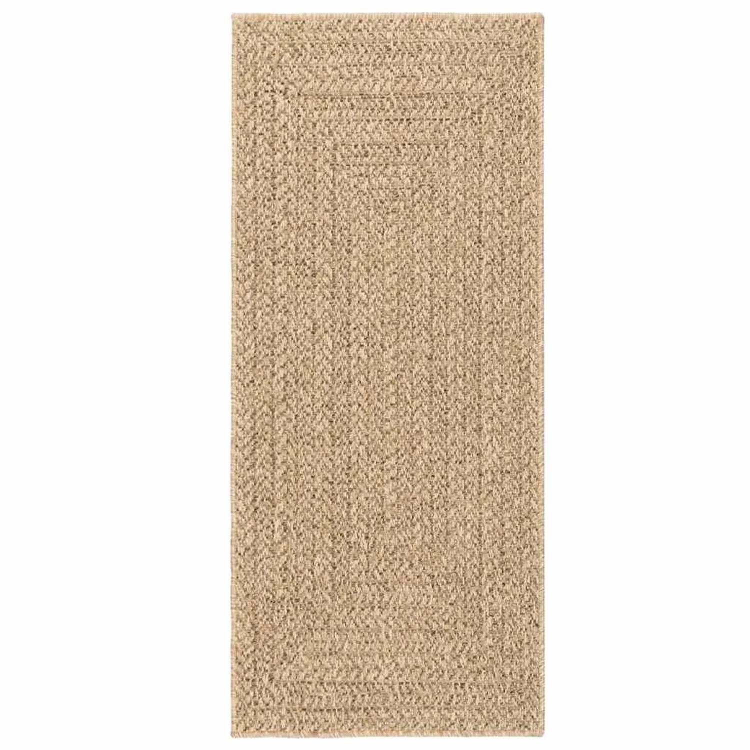 vidaXL Teppich ZIZUR 80x200 cm Jute-Optik Indoor und Outdoor 4006151 günstig online kaufen