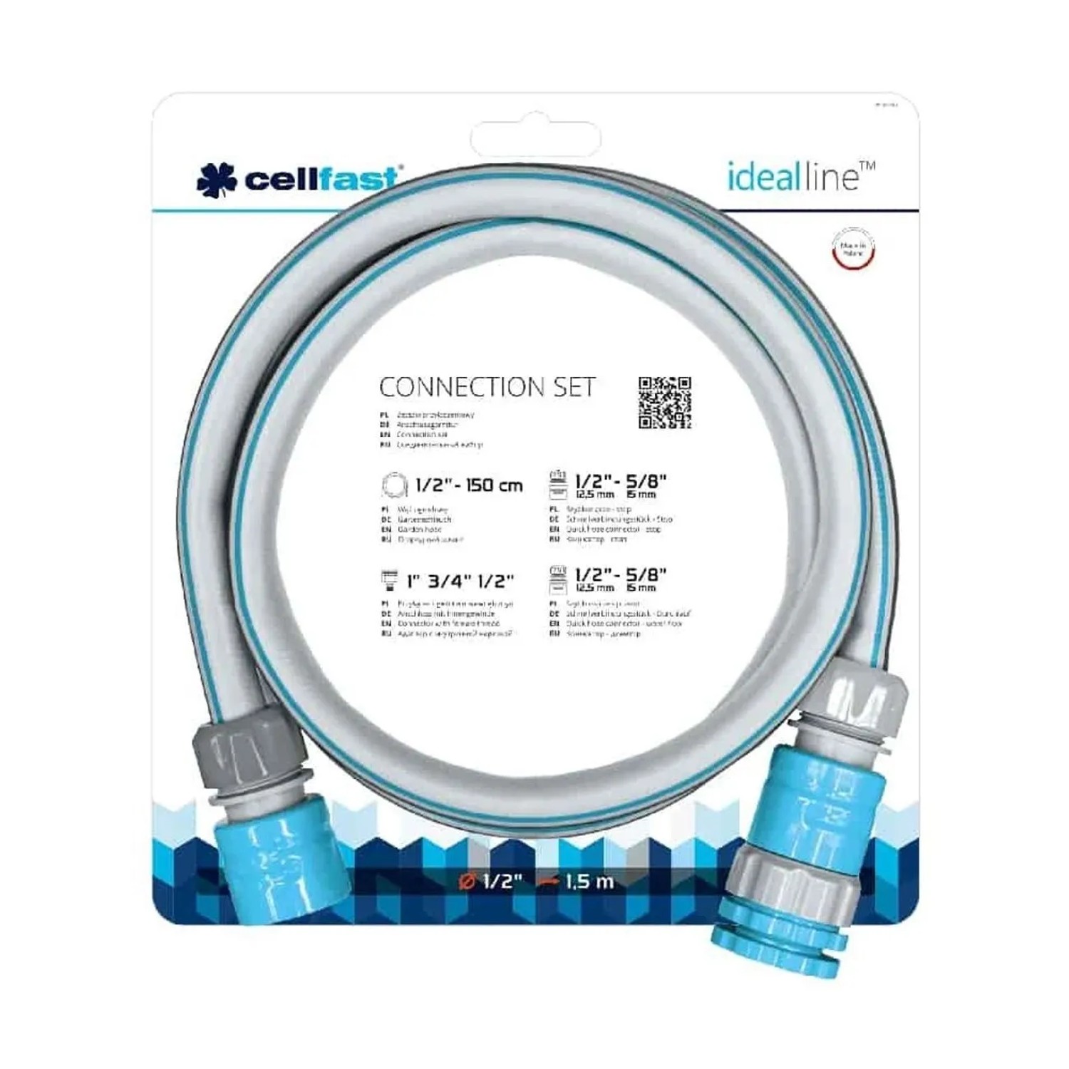 Cell fast Schlauchwagen Anschlusssatz 1,5m Schlauch