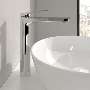 Villeroy & Boch Oasis Waschtischarmatur Erhöht Ohne Ablaufgarnitur mit Keramikkartusche Auslaufhöhe 245MM Rund Chrom