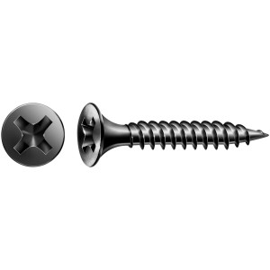 Gix Typ A Schnellbauschrauben, 3,9x25mm, 200 Stück, mit Trompetenkopf und Kreuzschlitz.