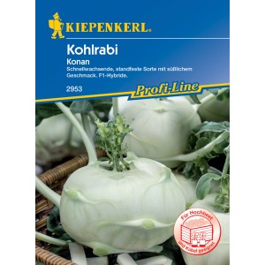 Kiepenkerl Kohlrabi Konan F1-Hybride, Gemüsesamen für den Garten.