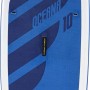 Bestway Oceana Cabrio Stand Up Paddle Board Set in Blau und Weiß mit Anti-Rutsch-Belag.