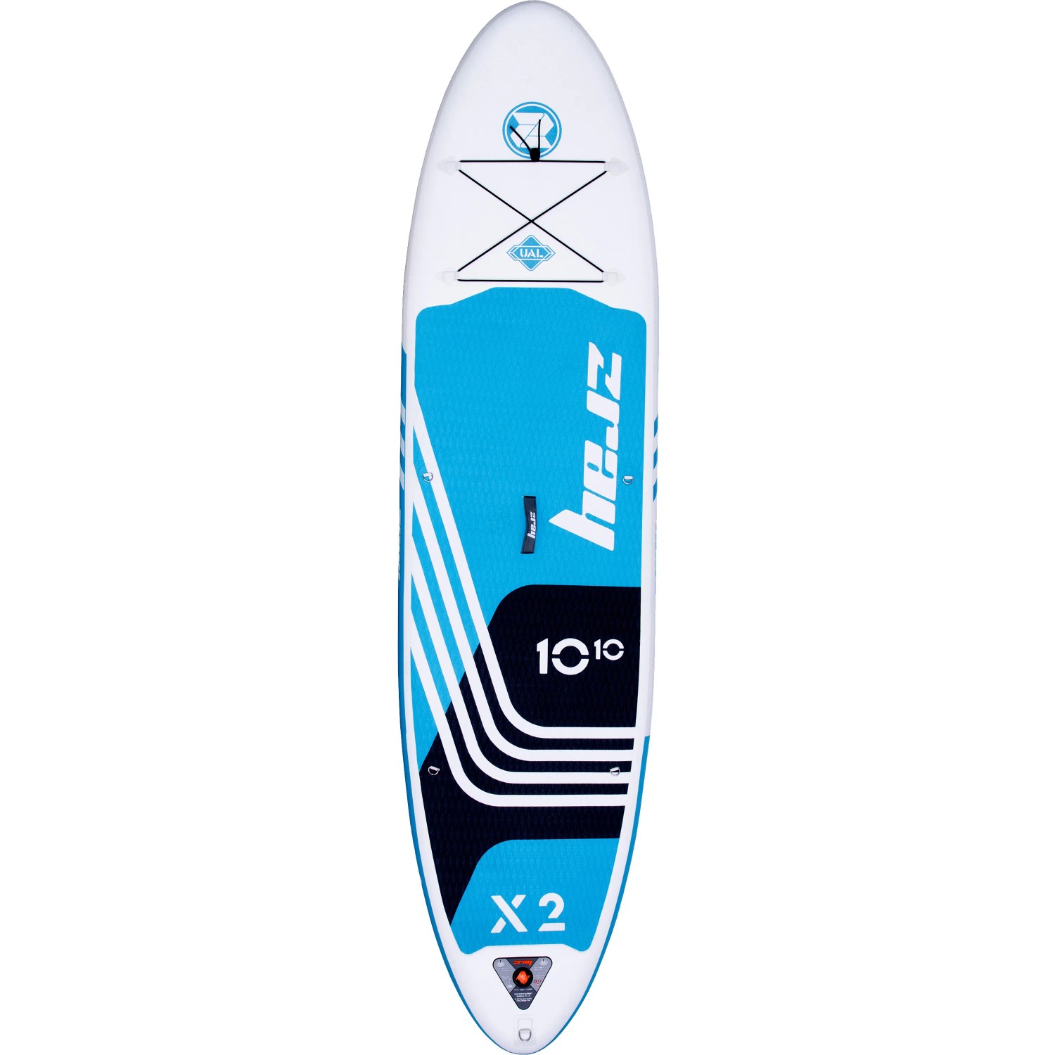 ZRAY Stand Up Paddle Board X2 Komplettset, blau, 330cm. Aufblasbares SUP Board für Wassersport.