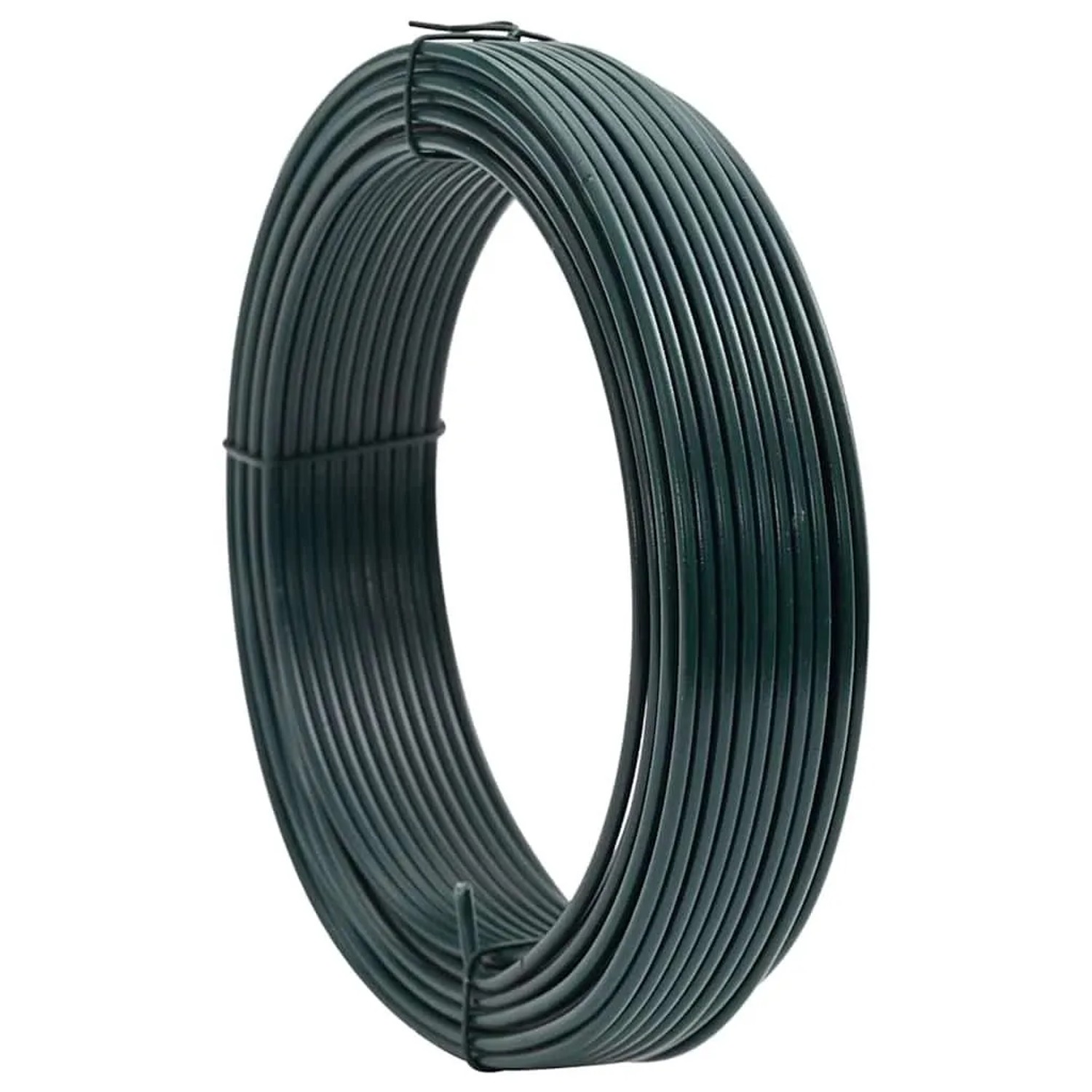 vidaXL Zaunbindedraht Grün 33 m PVC 42010292 günstig online kaufen