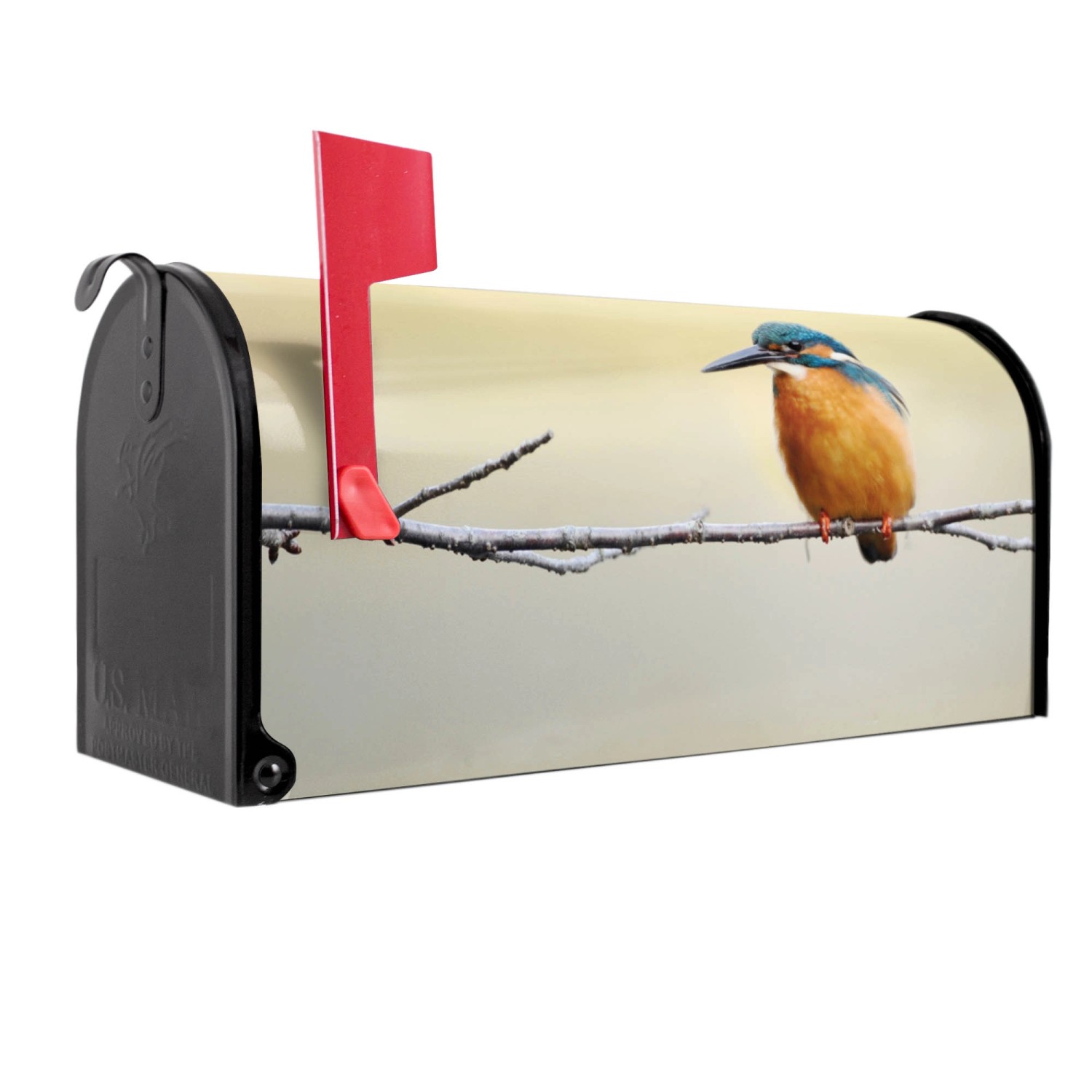 Banjado Amerikanischer Briefkasten Schwarz 48x22x16cm US Mailbox Letterbox günstig online kaufen