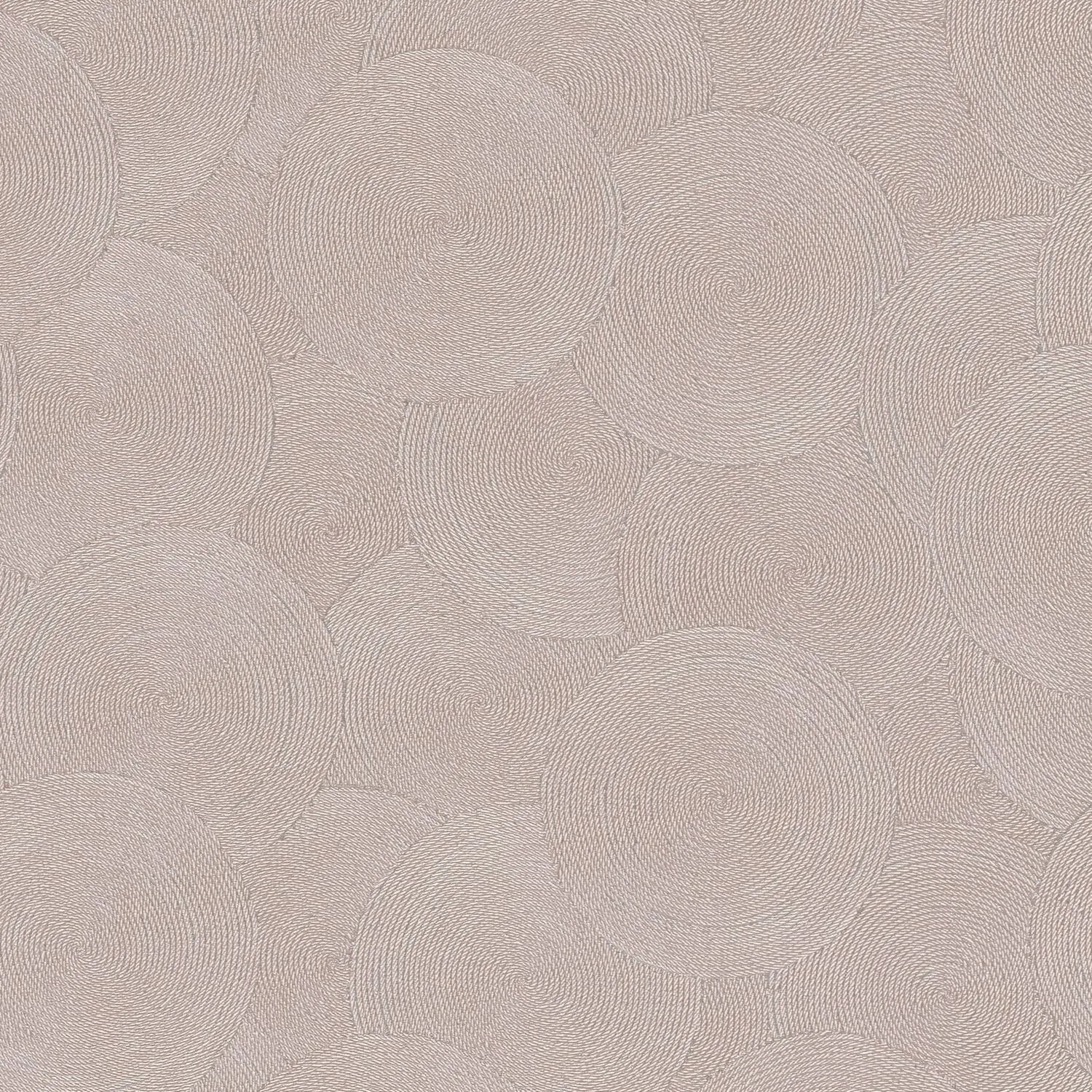 PROFHOME 790935-GU Geometrische Tapete Metallische Akzente Beige Braun 0,53 m x 10,05 m 5,33 m2