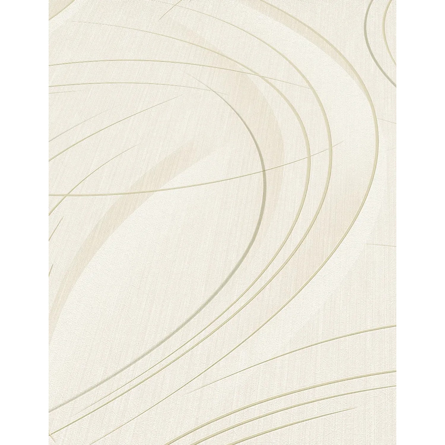 Vliestapete Millenium Taupe von Guido Maria Kretschmer mit geschwungenen Linien.