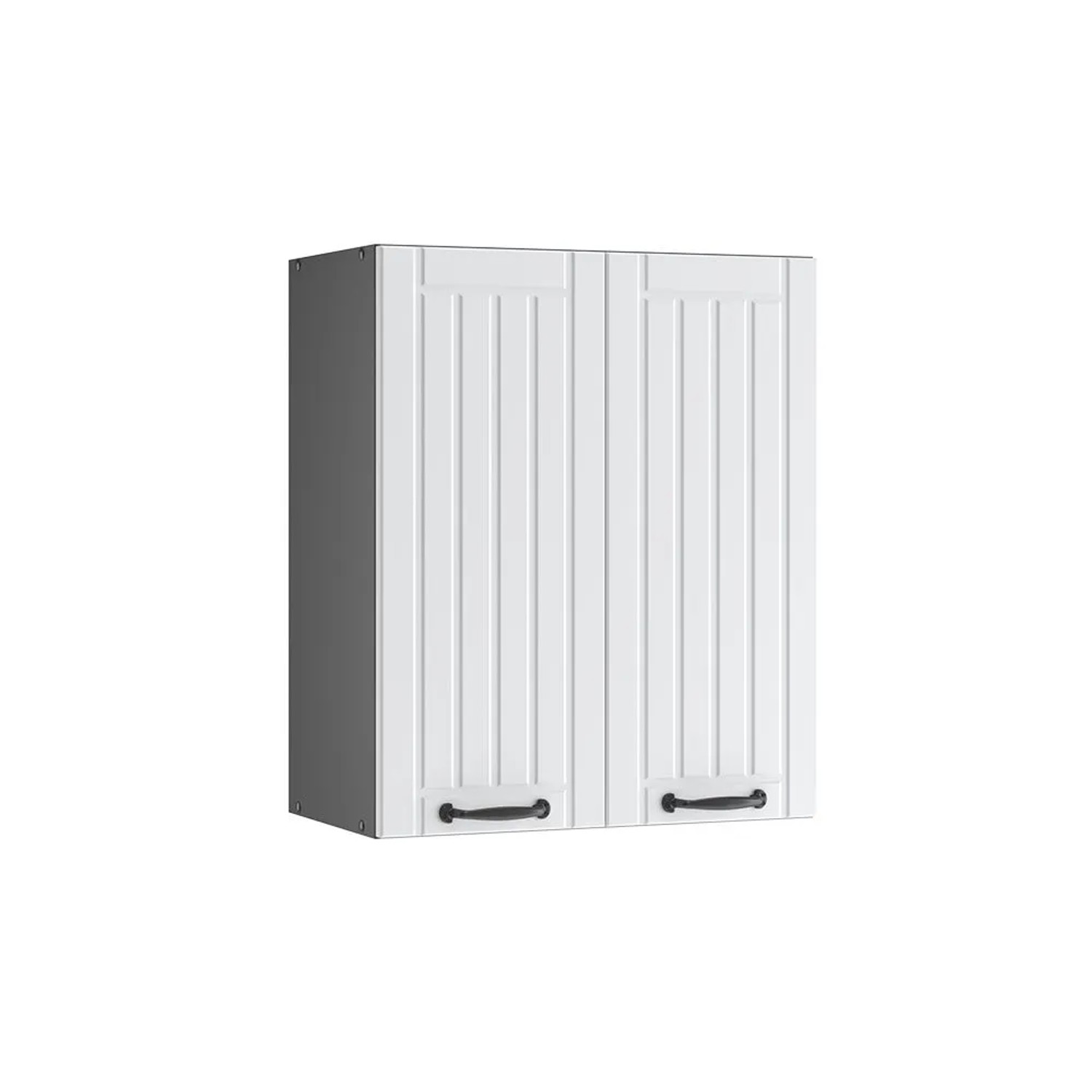 Vicco Hängeschrank Fame-Line Hängender Küchenschrank Weiß Landhaus Anthrazit 60 cm