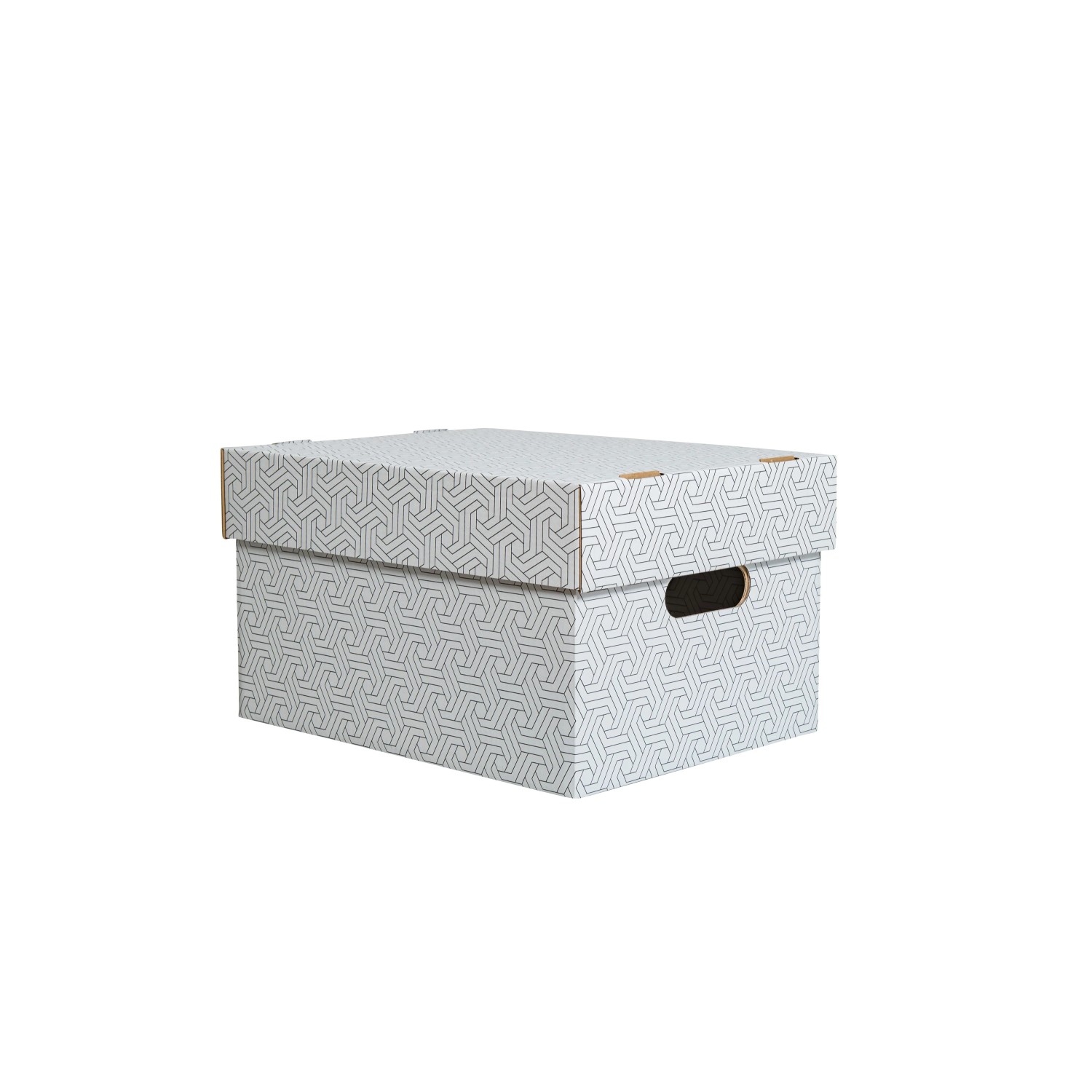 PROREGAL Mega Deal 156x Aufbewahrungsbox mit Deckel LxBxH 335x245x195mm Wellpappe Weiß Stapelbox Kiste Aufbewahrungsbehälter