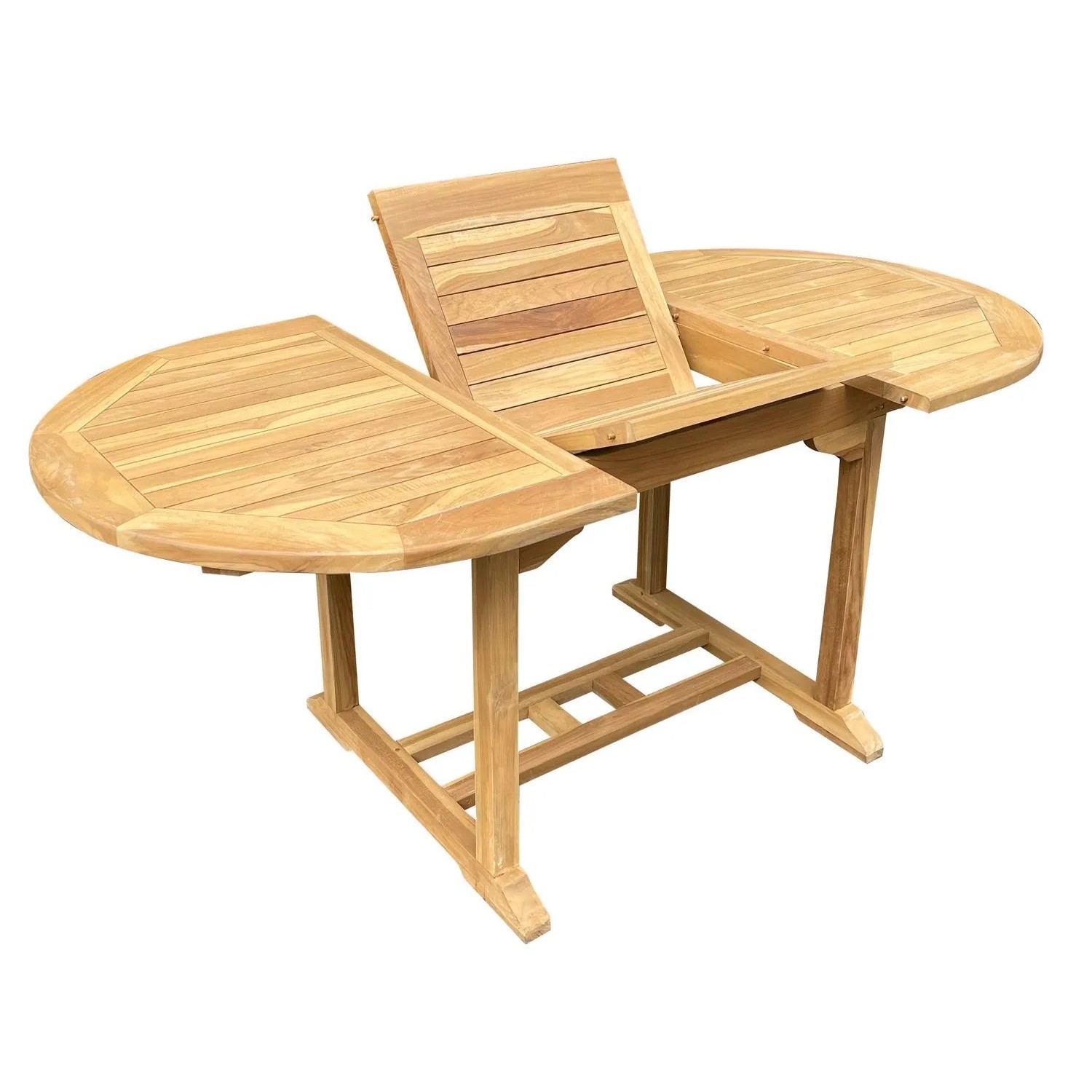 Lex Teak Tisch Gartentisch Garten Ausziehbar Esstisch Teakmöbel Holztisch 170/120cm