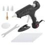 STAHLWERK Heißklebepistole HKP-100DT ST Set mit Zubehör und Klebesticks.